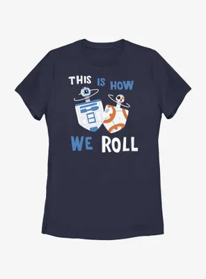 Star Wars Droid Dreidels Womens T-Shirt