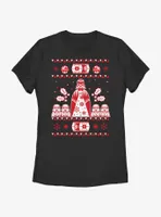 Star Wars Empire Ugly Christmas Pattern Womens T-Shirt