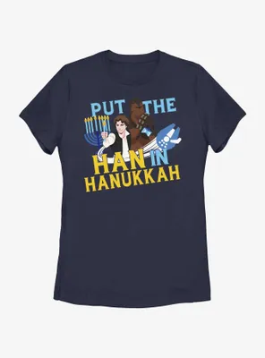 Star Wars Han Solo Hanukkah Womens T-Shirt