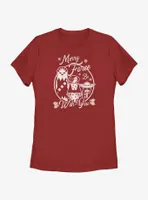 Star Wars Merry Force Be With You Womens T-Shirt