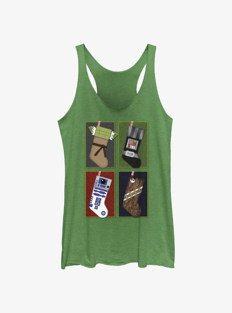 Star Wars Galactic Stockings Womens Tank Top