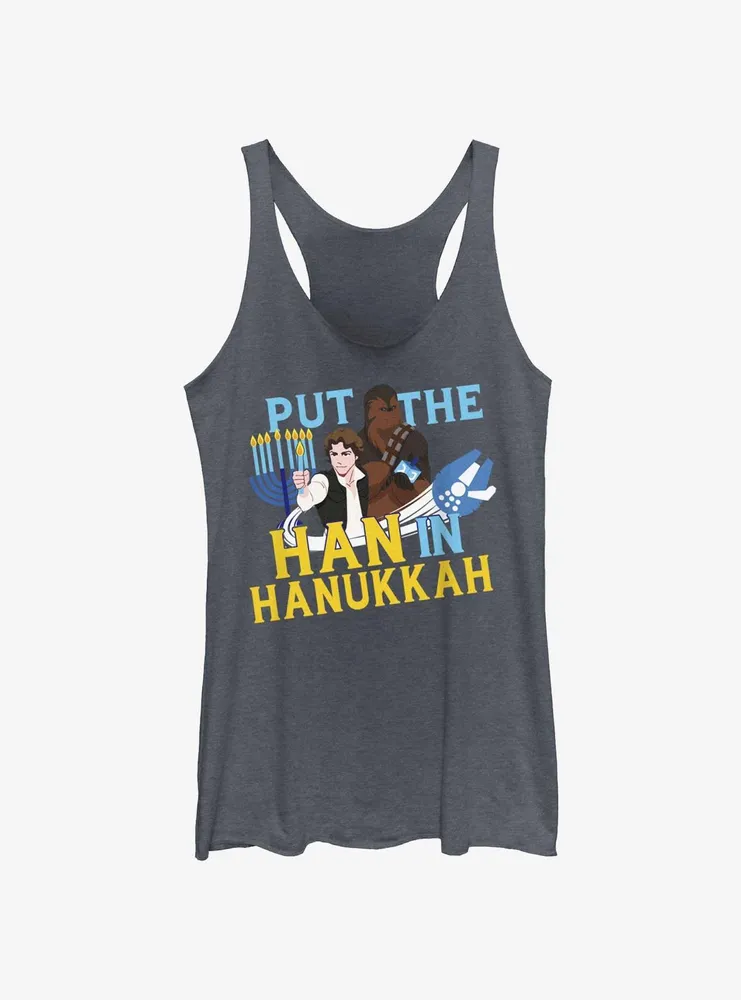 Star Wars Han Solo Hanukkah Womens Tank Top