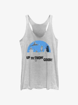 Star Wars Up To Snow Good Womens Tank Top
