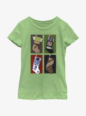 Star Wars Galactic Stockings Youth Girls T-Shirt