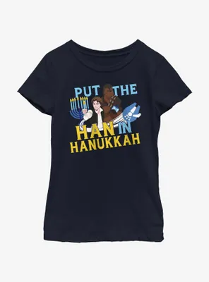 Star Wars Han Solo Hanukkah Youth Girls T-Shirt
