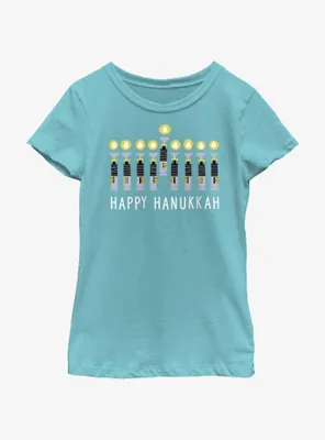 Star Wars Light Saber Hanukkah Menorah Youth Girls T-Shirt