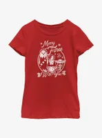 Star Wars Merry Force Be With You Youth Girls T-Shirt