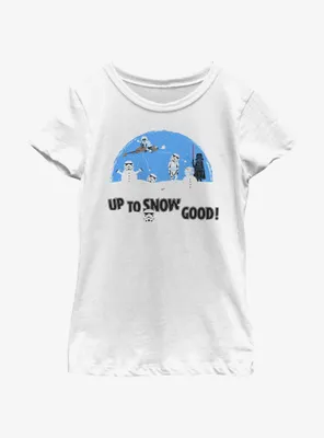 Star Wars Up To Snow Good Youth Girls T-Shirt