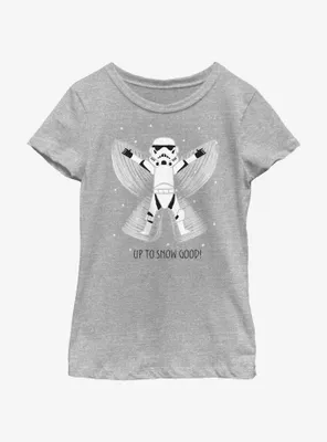 Star Wars Storm Trooper Up To Snow Good Youth Girls T-Shirt