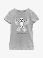 Star Wars Storm Trooper Up To Snow Good Youth Girls T-Shirt