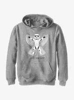 Star Wars Storm Trooper Up To Snow Good Youth Hoodie