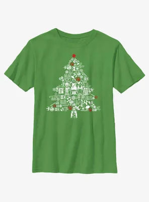 Star Wars Christmas Tree Fill Youth T-Shirt