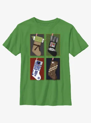 Star Wars Galactic Stockings Youth T-Shirt