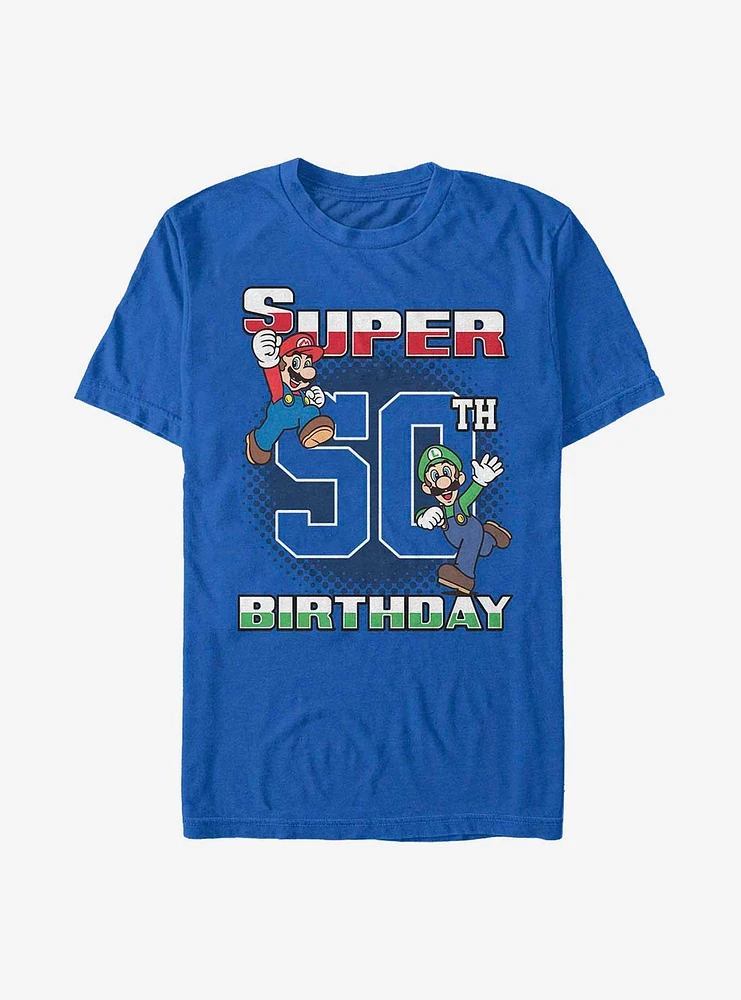 Nintendo Happy Super 50th Birthday T-Shirt