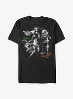 Nintendo Link, Zelda, and Ganondorf Spray Paint T-Shirt