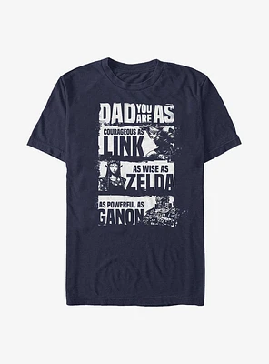 The Legend of Zelda Dad You Are Courageous T-Shirt