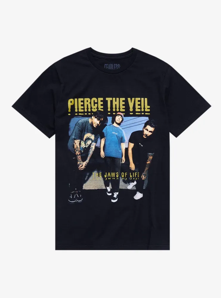 Pierce The Veil Jaws Of Life Boyfriend Fit Girls T-Shirt