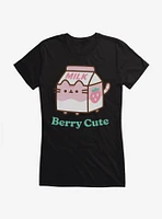 Pusheen Sips Berry Cute Girls T-Shirt