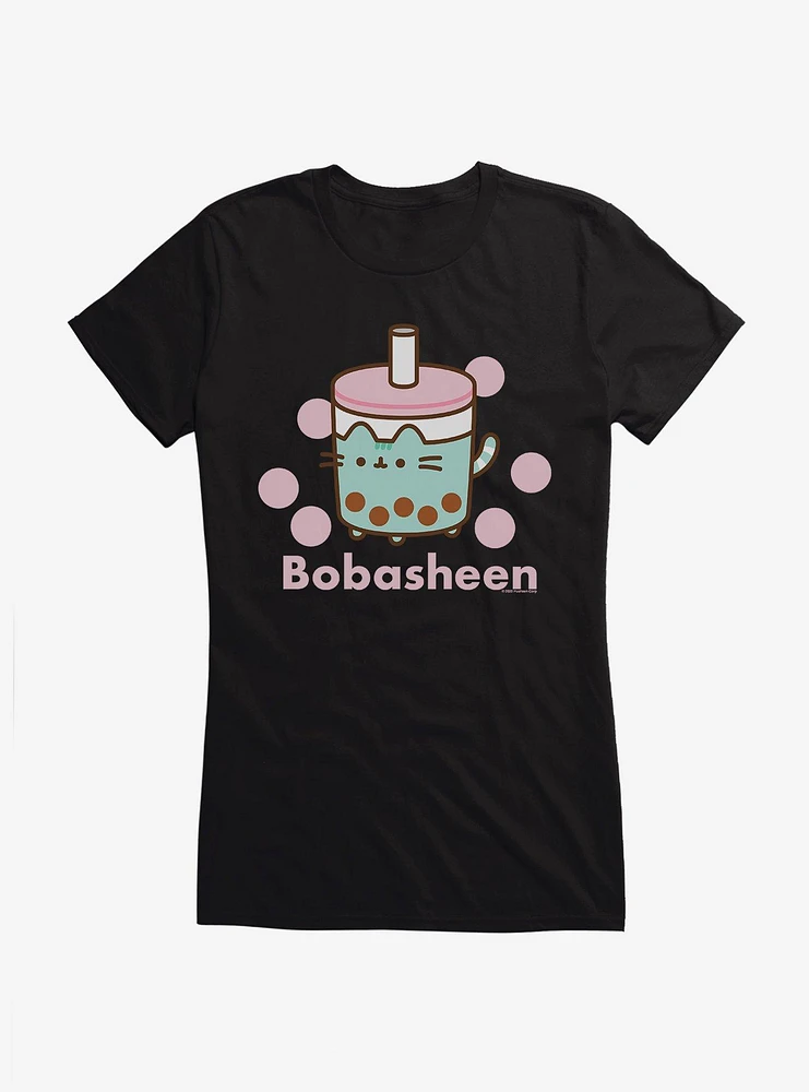 Pusheen Sips Bobasheen Girls T-Shirt