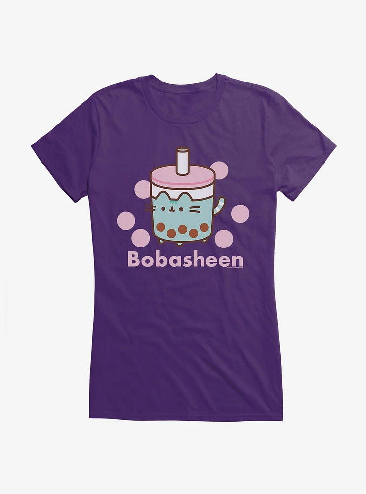 Pusheen Sips Bobasheen Girls T-Shirt