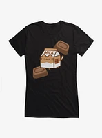 Pusheen Sips Chocolate Milk Box Girls T-Shirt