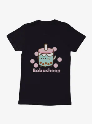 Pusheen Sips Bobasheen Womens T-Shirt