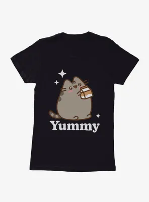 Pusheen Sips Chocolate Milk Womens T-Shirt