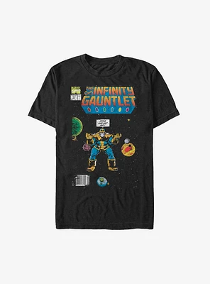 Marvel Avengers Thanos Comic Cover Extra Soft T-Shirt