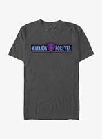 Marvel Black Panther: Wakanda Forever Banner Logo Extra Soft T-Shirt