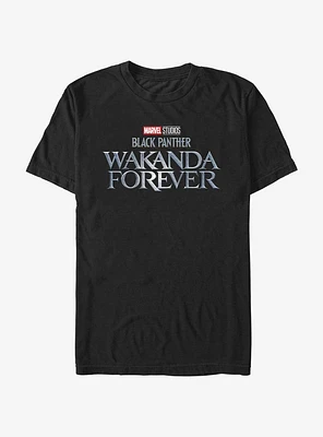 Marvel Black Panther: Wakanda Forever Metal Logo Extra Soft T-Shirt