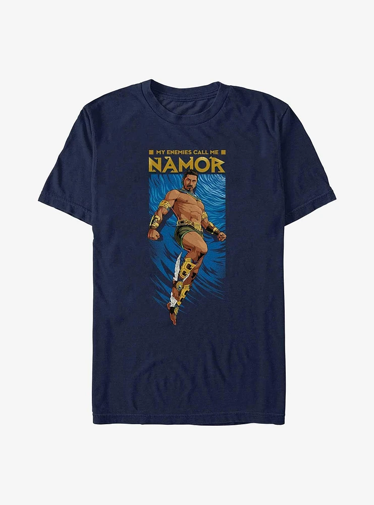 Marvel Black Panther: Wakanda Forever Enemies Call Me Namor Extra Soft T-Shirt