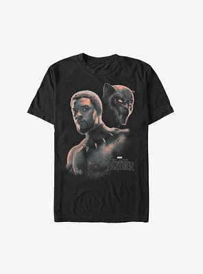 Marvel Black Panther King T'Challa Unmasked Extra Soft T-Shirt