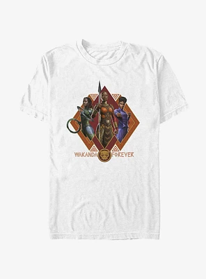 Marvel Black Panther: Wakanda Forever Trio Nakia, Okoye, and Shuri Extra Soft T-Shirt