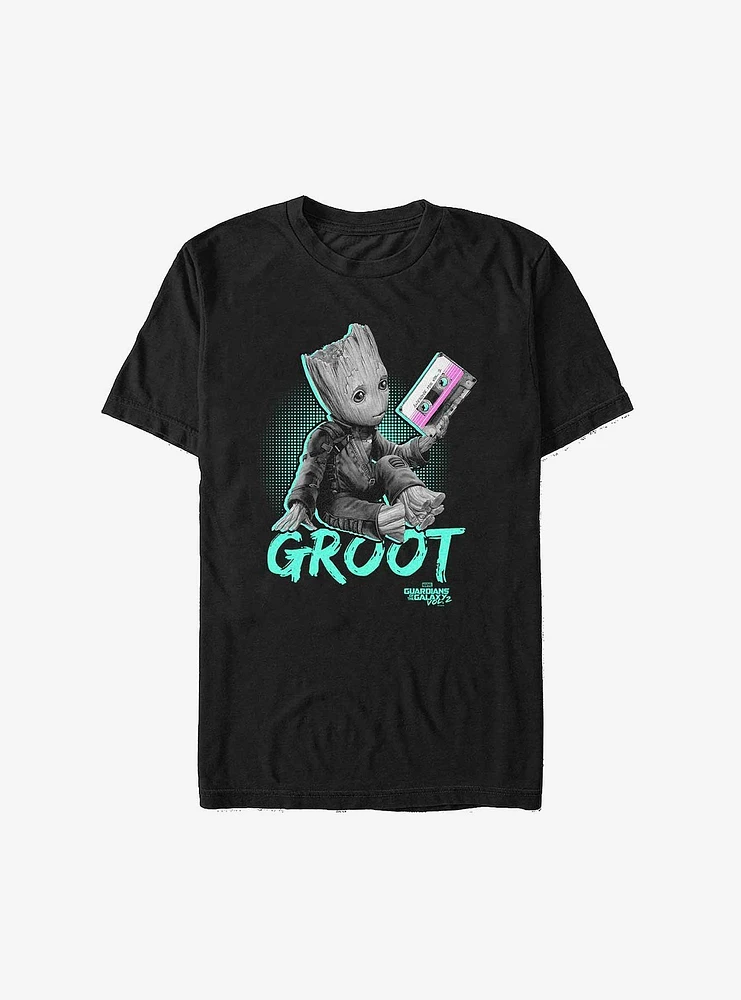 Marvel Guardians of the Galaxy Neon Baby Groot Extra Soft T-Shirt