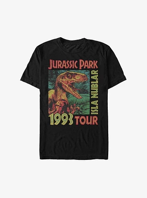 Jurassic Park Isla Nublar 1993 Tour Extra Soft T-Shirt