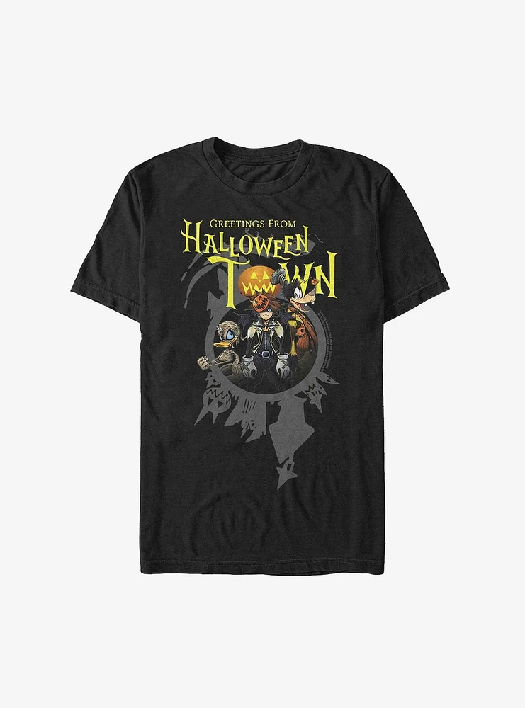 Disney Kingdom Hearts Greetings From Halloween Town Extra Soft T-Shirt