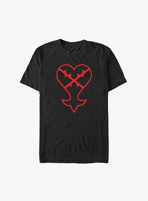 Disney Kingdom Hearts Heartless Symbol Extra Soft T-Shirt