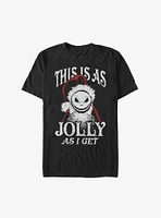 Disney The Nightmare Before Christmas Santa Jack Jolly As I Get Extra Soft T-Shirt