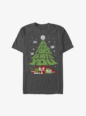 Star Wars May The Force Be WIth You Gift Tree Extra Soft T-Shirt