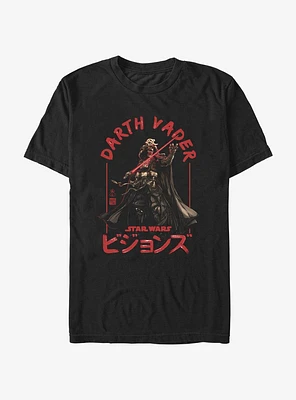 Star Wars Darth Vader Samurai Japanese Extra Soft T-Shirt