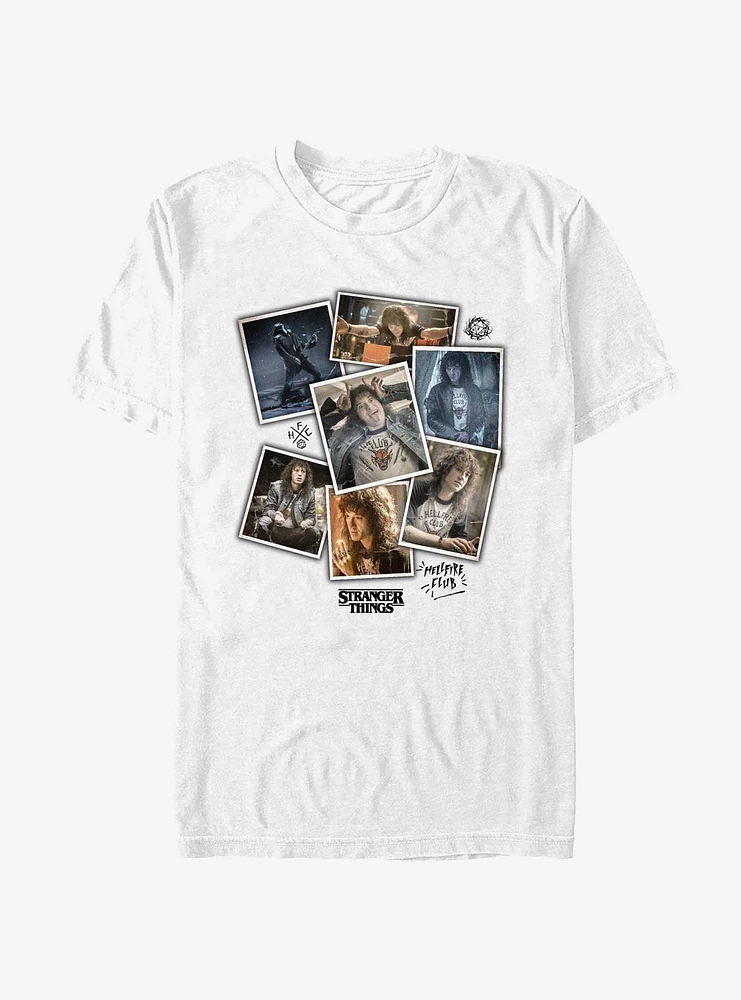 Stranger Things Remembering Eddie Collage Extra Soft T-Shirt