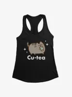 Pusheen Sips Cu-Tea Womens Tank Top