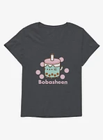 Pusheen Sips Bobasheen Girls T-Shirt Plus
