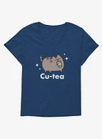 Pusheen Sips Cu-Tea Girls T-Shirt Plus