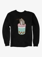 Pusheen Sips Boba Tea Sweatshirt