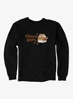 Pusheen Sips Choco 100 Percent Box Sweatshirt