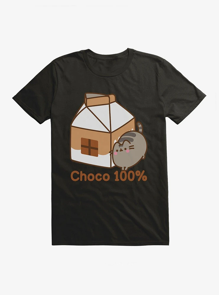 Pusheen Sips Choco 100 Percent T-Shirt