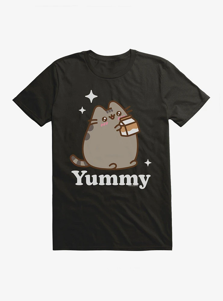 Pusheen Sips Chocolate Milk T-Shirt