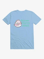 Pusheen Sips Strawberry 100 Percent T-Shirt