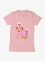 Strawberry Shortcake Hi Greeting Womens T-Shirt